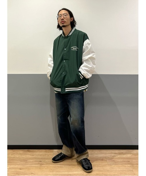 BACK NUMBER(バックナンバー)の「【BACK NUMBER】刺繍スタジャン(スタジャン・メンズ・ブラック/ネイビー/グリーン・M/L/XL)」の10枚目の写真