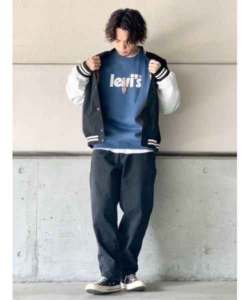 BACK NUMBER(バックナンバー)の「【BACK NUMBER】刺繍スタジャン(スタジャン・メンズ・ブラック/ネイビー/グリーン・M/L/XL)」の19枚目の写真