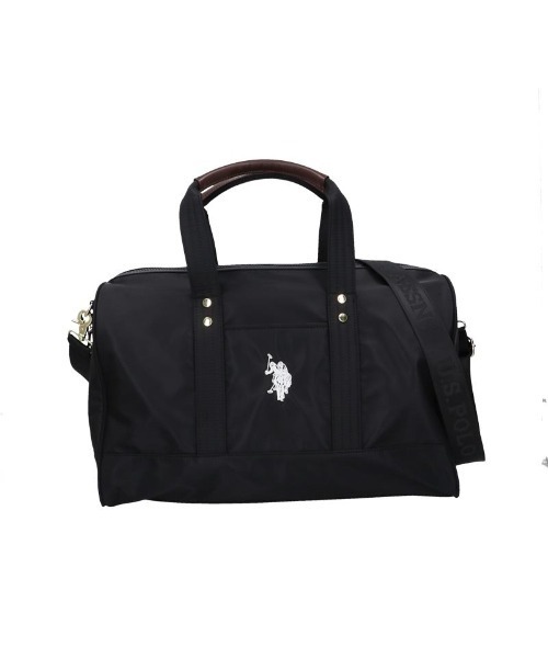 U.S. POLO ASSN.(ユーエスポロアッスン)の「【U.S. POLO ASSN.】 ユーエスポロアッスン リサイクルナイロン ボストンバッグ USPA-2636(ボストンバッグ・レディース・グレー/ネイビー/ベージュ/ブラック/イエロー・FREE)」の2枚目の写真