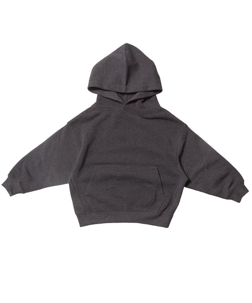 coca（coca）（コカ）の「キッズ 親子お揃いふわり～ビッグフーディ（パーカー・キッズ・グレー/ブラック/チャコール/オレンジ・100/110/120/130）」の19枚目の写真