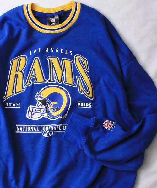 NBA/NFL/NHL/MLB（エヌビーエーエヌエフエルエヌエイチエルエムエルビー）の「【NFL別注】 エヌエフエル ナショナル フットボール リーグ NFL Crew Sweat スウェット クルーネック プルオーバー Ye5108（スウェット・レディース・ホワイト/ブラック/グリーン/ライトグレー/ブルー・FREE）」の5枚目の写真