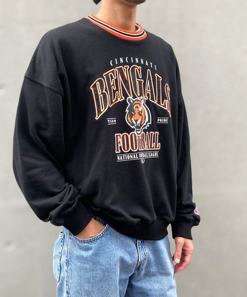 NBA/NFL/NHL/MLB（エヌビーエーエヌエフエルエヌエイチエルエムエルビー）の「【NFL別注】 エヌエフエル ナショナル フットボール リーグ NFL Crew Sweat スウェット クルーネック プルオーバー Ye5108（スウェット・レディース・ホワイト/ブラック/グリーン/ライトグレー/ブルー・FREE）」の10枚目の写真