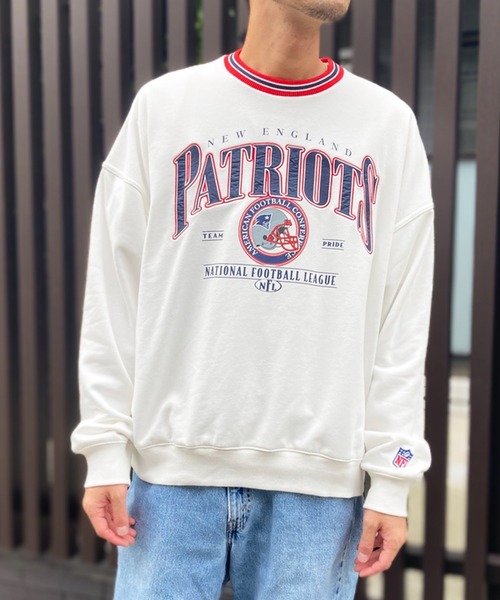NBA/NFL/NHL/MLB（エヌビーエーエヌエフエルエヌエイチエルエムエルビー）の「【NFL別注】 エヌエフエル ナショナル フットボール リーグ NFL Crew Sweat スウェット クルーネック プルオーバー Ye5108（スウェット・レディース・ホワイト/ブラック/グリーン/ライトグレー/ブルー・FREE）」の7枚目の写真