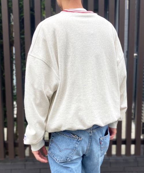 NBA/NFL/NHL/MLB（エヌビーエーエヌエフエルエヌエイチエルエムエルビー）の「【NFL別注】 エヌエフエル ナショナル フットボール リーグ NFL Crew Sweat スウェット クルーネック プルオーバー Ye5108（スウェット・レディース・ホワイト/ブラック/グリーン/ライトグレー/ブルー・FREE）」の15枚目の写真