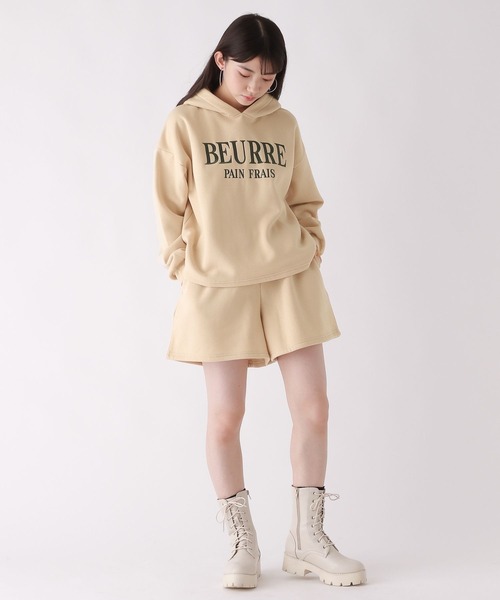 repipi armario（レピピ アルマリオ）の「☆セットアイテム☆【裏起毛】フーディセットアップ（セットアップ・キッズ・ダークブラウン/ブラック系その他/ライトベージュ・MEDIUM/SMALL/LARGE）」の8枚目の写真