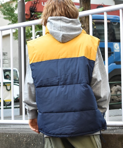 セール】中綿配色ベスト（ダウンベスト）｜Starting Over（スター