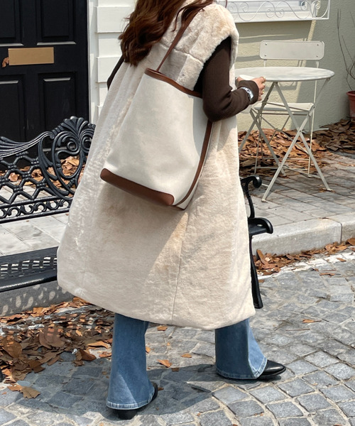 セール】ノースリーブファーロングベスト（ベスト）｜BANNER SELECT