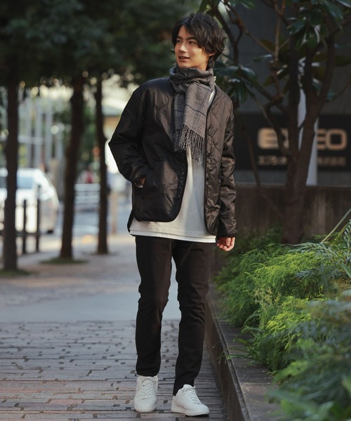 BEAMSGOLFORANGELABELウェーブキルトパデッドストレッチブルゾン BEAMS GOLF（ビームス ゴルフ）PURPLE LABEL / ストレッチ ウェーブ