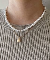 LOWRYS FARM | パールプチトップ２Ｐネックレス　175528(ネックレス)