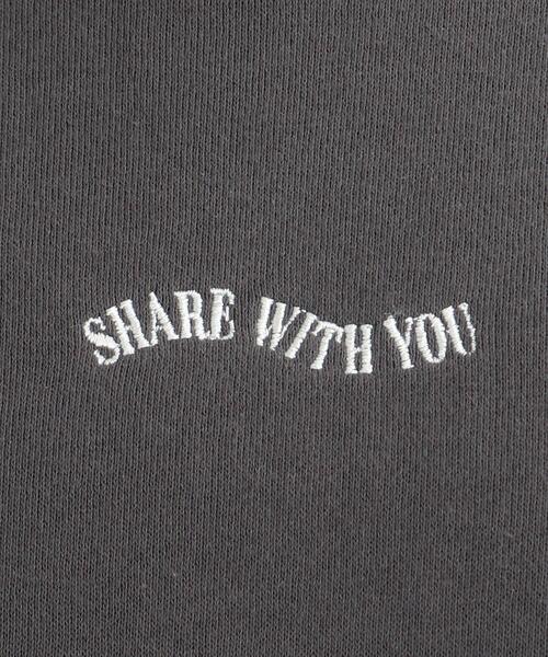 PINK-latte（ピンクラテ）の「◆【130cmサイズあり】着回しバツグン！あったか裏起毛バックラウンドスウェット（スウェット・キッズ・ピンク系/ライトグリーン/チャコールグレー/ライトブルー/オフホワイト・15 /16/13/14）」の7枚目の写真