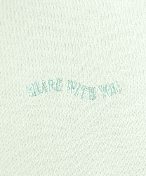 PINK-latte（ピンクラテ）の「◆【130cmサイズあり】着回しバツグン！あったか裏起毛バックラウンドスウェット（スウェット・キッズ・ピンク系/ライトグリーン/チャコールグレー/ライトブルー/オフホワイト・15 /16/13/14）」の21枚目の写真