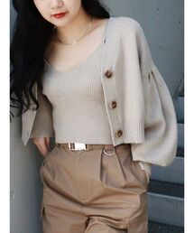 MURUA | ボリュームスリーブカーデ×キャミSET【セットアイテム】(カーディガン/ボレロ)