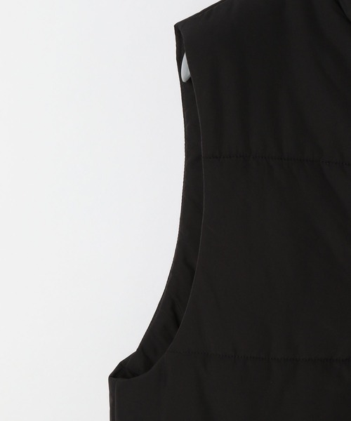 Heather(ヘザー)の「エアサーマル/スタンドカラーベスト 177355(ダウンベスト・レディース・ブラック/オフホワイト・FREE)」の21枚目の写真