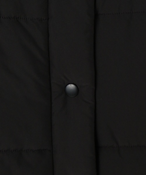 Heather(ヘザー)の「エアサーマル/スタンドカラーベスト 177355(ダウンベスト・レディース・ブラック/オフホワイト・FREE)」の9枚目の写真