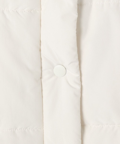 Heather(ヘザー)の「エアサーマル/スタンドカラーベスト 177355(ダウンベスト・レディース・ブラック/オフホワイト・FREE)」の19枚目の写真