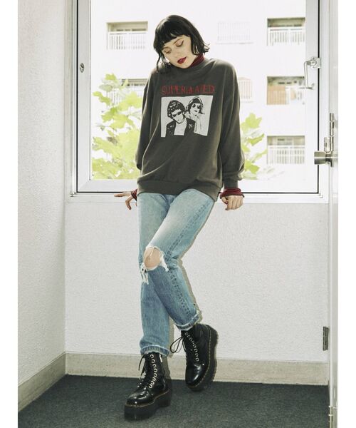 jouetie（ジュエティ）の「ニットカラープルオーバー【付け襟】（ニット/セーター・レディース・アイボリー/ブラック/ライトブルー・MEDIUM）」の11枚目の写真