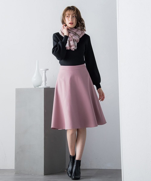 ketty（ケティ）の「タータンチェックストール（マフラー・レディース・ブラウン系その他/ピンク系その他/ブルー系その他/ダークネイビー/グレー系その他/ダークベージュ・FREE）」の16枚目の写真