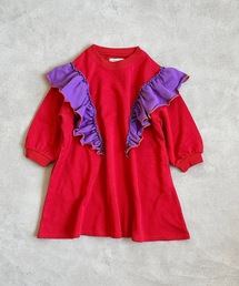 ウラケクレイジーメローフリルワンピース（90～150cm）