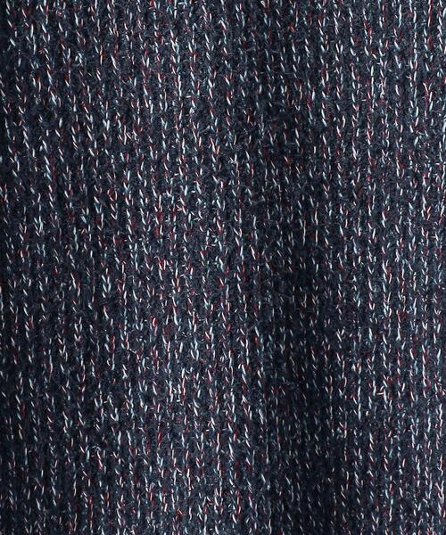 green label relaxing(グリーンレーベルリラクシング)の「ミックスカラーカールヤーン クルーネック ニット(ニット/セーター・メンズ・オフホワイト/ベージュ/ネイビー・M/S/L/XL)」の16枚目の写真