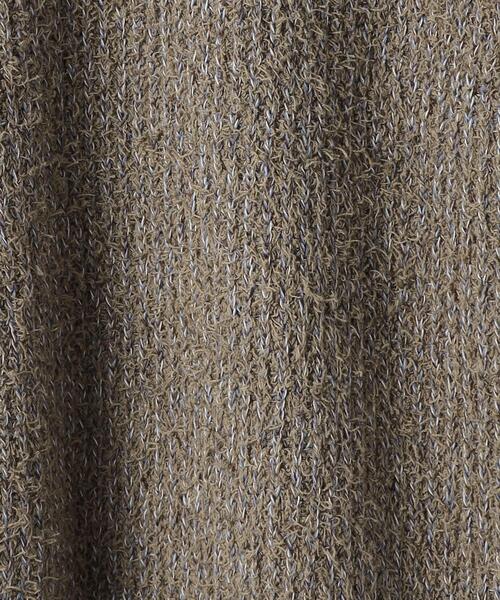 green label relaxing(グリーンレーベルリラクシング)の「ミックスカラーカールヤーン クルーネック ニット(ニット/セーター・メンズ・オフホワイト/ベージュ/ネイビー・M/S/L/XL)」の22枚目の写真