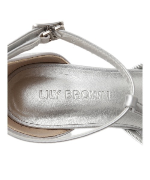 LilyBrown リリーブラウン　ハートストラップパンプス　ベージュメッシュ LILY BROWN（リリーブラウン）の「ハートパンプス（パンプス
