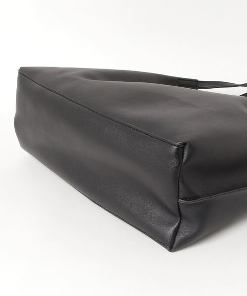 SPRUCE（スプルース）の「EM :  SPRUCE　軽量　シンプル　タックトート　重さ260g！（トートバッグ・レディース・ブラック/ライトグレー/グレイッシュベージュ/モカ・FREE）」の8枚目の写真