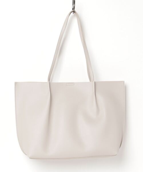 SPRUCE（スプルース）の「EM :  SPRUCE　軽量　シンプル　タックトート　重さ260g！（トートバッグ・レディース・ブラック/ライトグレー/グレイッシュベージュ/モカ・FREE）」の14枚目の写真