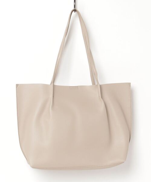 SPRUCE（スプルース）の「EM :  SPRUCE　軽量　シンプル　タックトート　重さ260g！（トートバッグ・レディース・ブラック/ライトグレー/グレイッシュベージュ/モカ・FREE）」の15枚目の写真