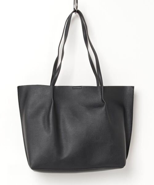 SPRUCE（スプルース）の「EM :  SPRUCE　軽量　シンプル　タックトート　重さ260g！（トートバッグ・レディース・ブラック/ライトグレー/グレイッシュベージュ/モカ・FREE）」の12枚目の写真