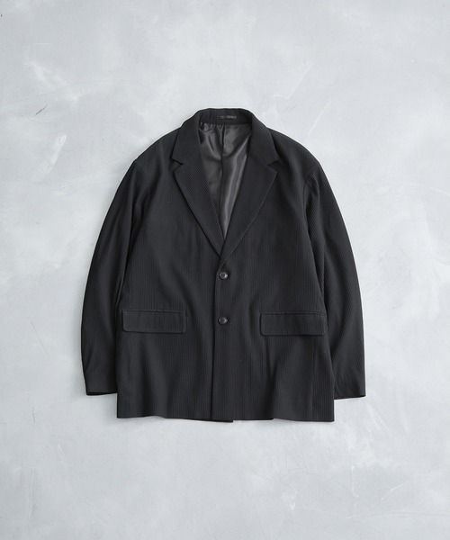 JUNRED(ジュンレッド)の「プリーツルーズテーラードジャケット(テーラードジャケット・メンズ・グレー/ブラック・S/M/L)」の13枚目の写真