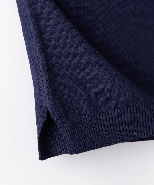 U.S. POLO ASSN.（ユーエスポロアッスン）の「【U.S. POLO ASSN./ユーエスポロアッスン】ワンポイントブランドロゴ刺繍 　ビッグシルエット　ニットベスト（ベスト・メンズ・オフホワイト/ベージュ/ネイビー/グリーン・MEDIUM/LARGE）」の5枚目の写真