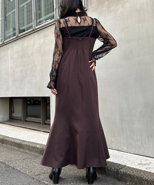 INGNI(イング)の「キャンディー袖ハイネックレーストップス(その他トップス・レディース・ブラック/オフホワイト・M)」の19枚目の写真