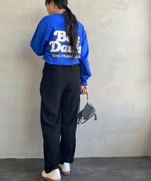 【WEB限定】[BEN DAVIS/ベンデイビス] SHOP SIGN バックプリントロングスリーブTシャツ