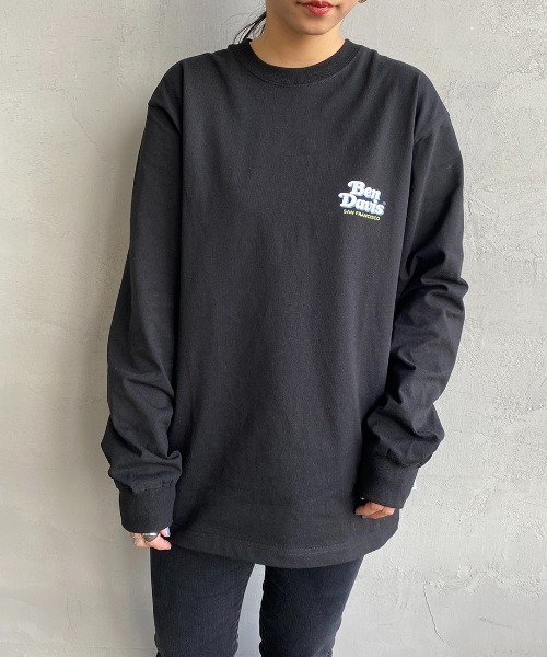 BEN DAVIS（ベンデイビス）の「【WEB限定】[BEN DAVIS/ベンデイビス] SHOP SIGN バックプリントロングスリーブTシャツ（Tシャツ/カットソー・レディース・ブラック/ブルー/ホワイト・M/L/XL）」の17枚目の写真