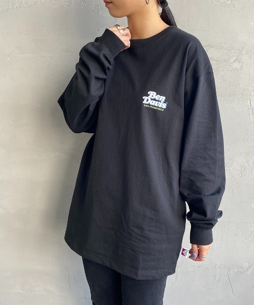 BEN DAVIS（ベンデイビス）の「【WEB限定】[BEN DAVIS/ベンデイビス] SHOP SIGN バックプリントロングスリーブTシャツ（Tシャツ/カットソー・レディース・ブラック/ブルー/ホワイト・M/L/XL）」の20枚目の写真