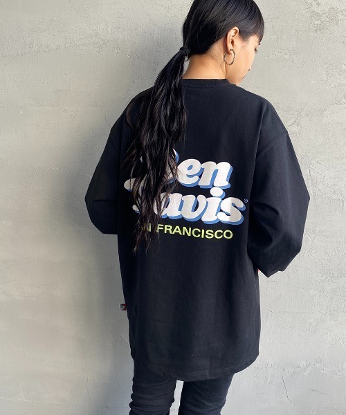 BEN DAVIS（ベンデイビス）の「【WEB限定】[BEN DAVIS/ベンデイビス] SHOP SIGN バックプリントロングスリーブTシャツ（Tシャツ/カットソー・レディース・ブラック/ブルー/ホワイト・M/L/XL）」の22枚目の写真