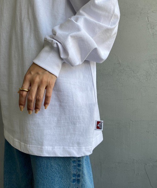 BEN DAVIS（ベンデイビス）の「【WEB限定】[BEN DAVIS/ベンデイビス] SHOP SIGN バックプリントロングスリーブTシャツ（Tシャツ/カットソー・レディース・ブラック/ブルー/ホワイト・M/L/XL）」の15枚目の写真