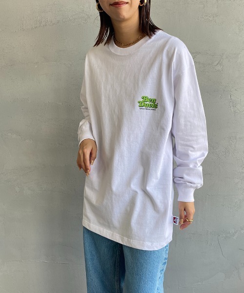 BEN DAVIS（ベンデイビス）の「【WEB限定】[BEN DAVIS/ベンデイビス] SHOP SIGN バックプリントロングスリーブTシャツ（Tシャツ/カットソー・レディース・ブラック/ブルー/ホワイト・M/L/XL）」の11枚目の写真