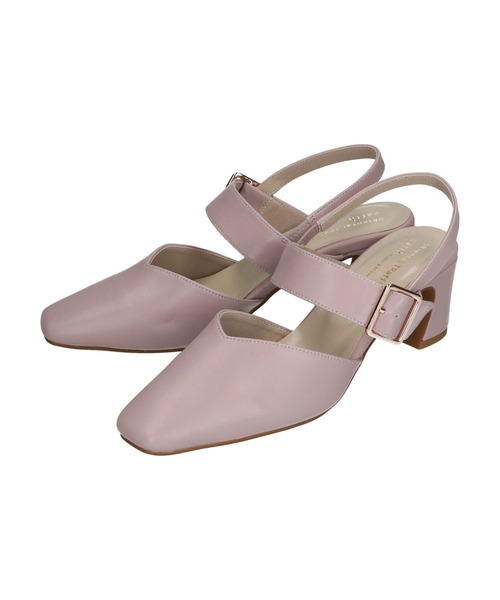 ORiental TRaffic（オリエンタルトラフィック）の「ORientalTRaffic　スクエアトゥパンプス（パンプス・レディース・ブラック/アイボリー/ピンク・M/S/L）」の18枚目の写真