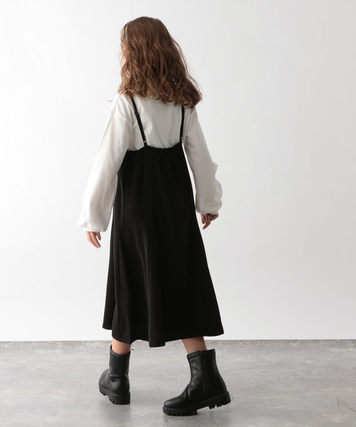 GLOBAL WORK(グローバルワーク)の「イージーケアキャミワンピース/183518(ワンピース・キッズ・ブラック/ブラック系その他・100cm/110cm/120cm/130cm/140cm/150cm/160cm)」の4枚目の写真