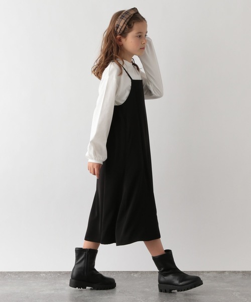 GLOBAL WORK(グローバルワーク)の「イージーケアキャミワンピース/183518(ワンピース・キッズ・ブラック/ブラック系その他・100cm/110cm/120cm/130cm/140cm/150cm/160cm)」の5枚目の写真