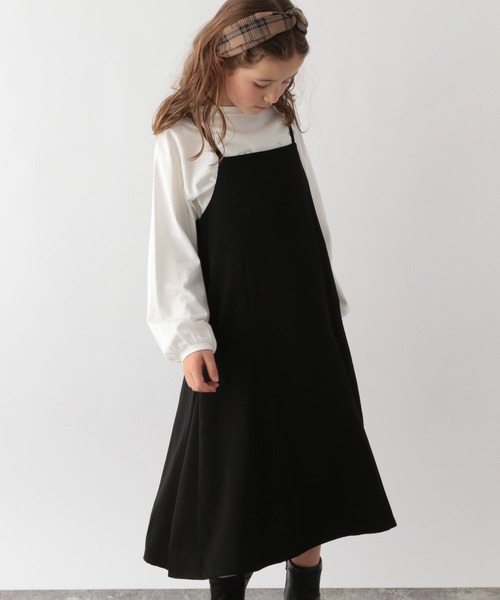 GLOBAL WORK(グローバルワーク)の「イージーケアキャミワンピース/183518(ワンピース・キッズ・ブラック/ブラック系その他・100cm/110cm/120cm/130cm/140cm/150cm/160cm)」の6枚目の写真