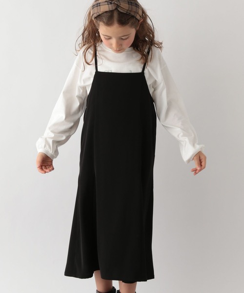 GLOBAL WORK(グローバルワーク)の「イージーケアキャミワンピース/183518(ワンピース・キッズ・ブラック/ブラック系その他・100cm/110cm/120cm/130cm/140cm/150cm/160cm)」の7枚目の写真