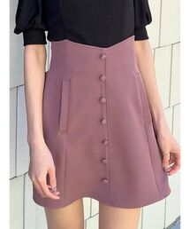 FRONTボタンスカート（セットアップ可能）