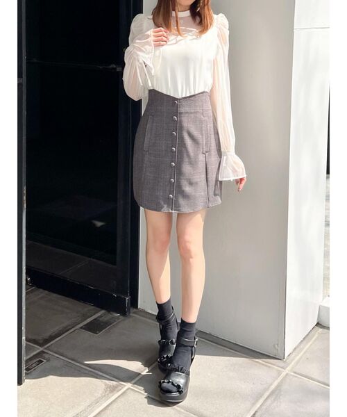 EATME(イートミー)の「FRONTボタンスカート(セットアップ可能)(スカート・レディース・ブラック/ピンク/その他1・SMALL/MEDIUM)」の16枚目の写真