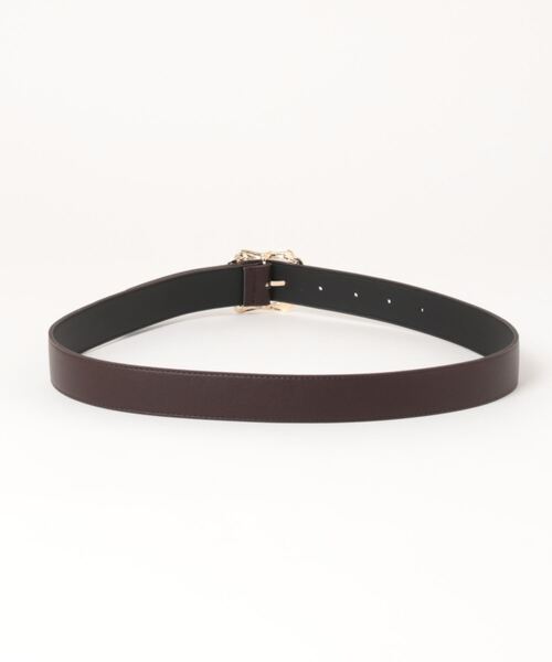 ADPOSION(アドポーション)の「スクエアバックルベルト(ベルト・レディース・ブラック/ダークブラウン/キャメル・FREE)」の4枚目の写真