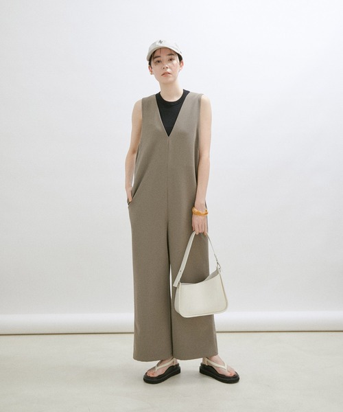 SALON adam et rope'(サロン アダム エ ロペ)の「【Smile Cotton】ノースリーブプルオーバー/タンクトップ(Tシャツ/カットソー・レディース・ブラック/グリーン系その他/ホワイト・FREE)」の8枚目の写真