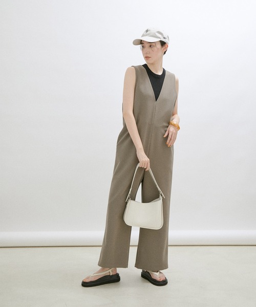 SALON adam et rope'(サロン アダム エ ロペ)の「【Smile Cotton】ノースリーブプルオーバー/タンクトップ(Tシャツ/カットソー・レディース・ブラック/グリーン系その他/ホワイト・FREE)」の6枚目の写真