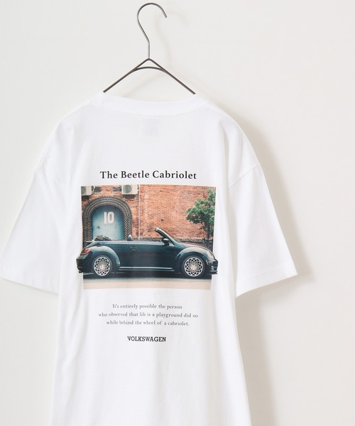 Volkswagen(フォルクスワーゲン)の「VOLKS WAGEN プリントクルーネック半袖Tシャツ(Tシャツ/カットソー・メンズ・グリーン/ブルー系その他/ホワイト系その他/ナチュラル/ホワイト系その他2/ブルー系その他2/ブラック/ホワイト/ライトブルー/ネイビー/ベージュ/ピンク/スミクロ/ホワイト系/ホワイト系1/ピンク系/アイボリー/セージグリーン・M/L/XL/S)」の7枚目の写真
