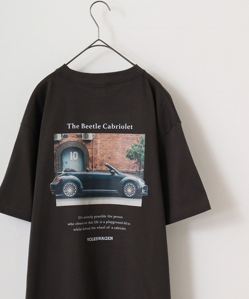 Volkswagen(フォルクスワーゲン)の「VOLKS WAGEN プリントクルーネック半袖Tシャツ(Tシャツ/カットソー・メンズ・グリーン/ブルー系その他/ホワイト系その他/ナチュラル/ホワイト系その他2/ブルー系その他2/ブラック/ホワイト/ライトブルー/ネイビー/ベージュ/ピンク/スミクロ/ホワイト系/ホワイト系1/ピンク系/アイボリー/セージグリーン・M/L/XL/S)」の8枚目の写真